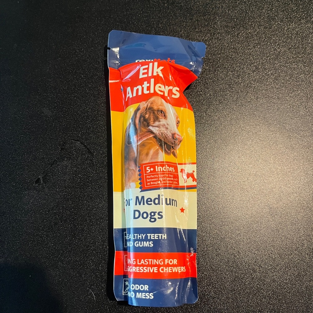 RexiPets Elk Antler for Medium Dogs